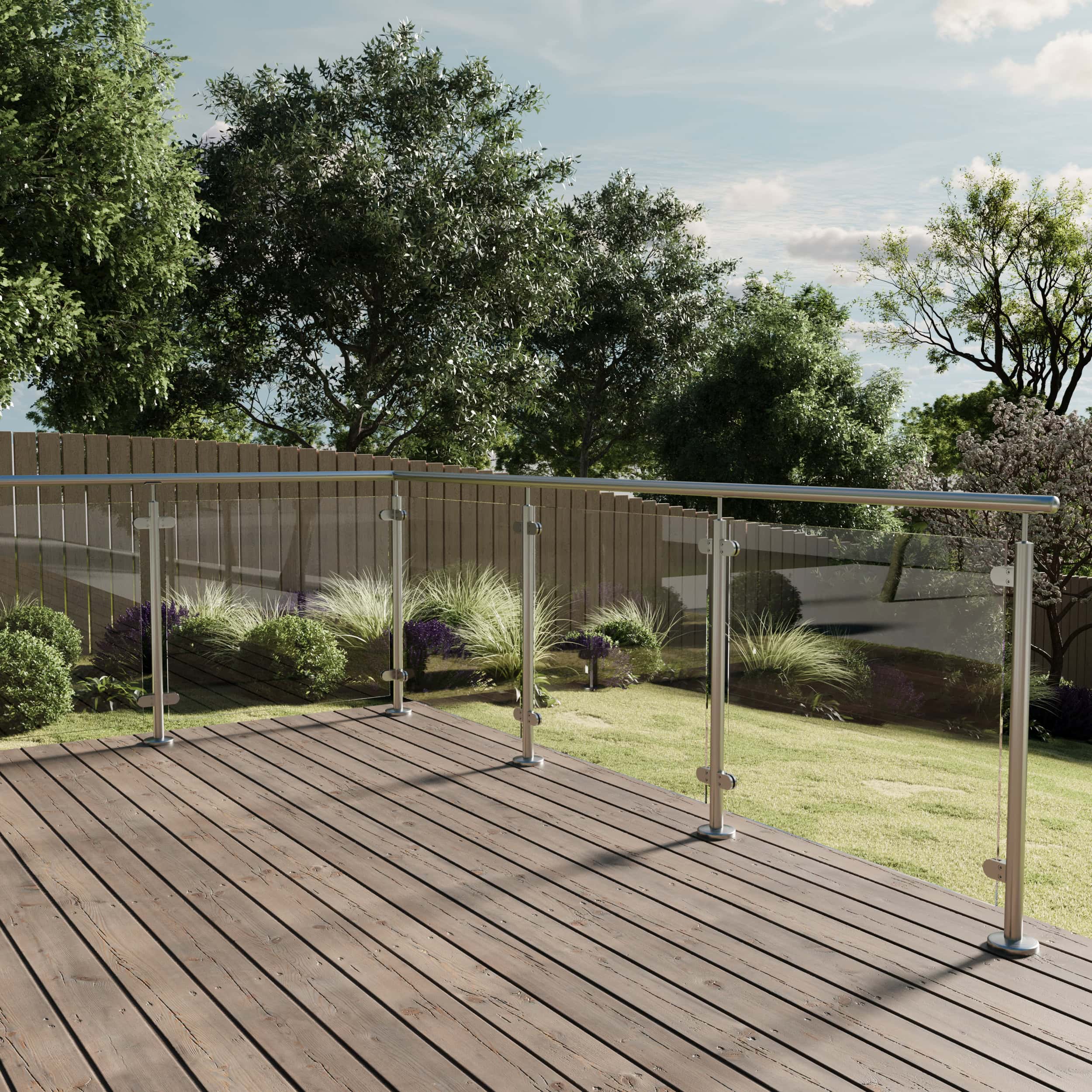Complete kit with handrail
